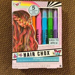 Hair Chalk - 5 Temporary Hair Colors (Pink, Orange, Blue, Green, Purple)
